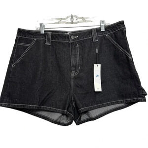 Vigors NWT’s Carpenter denim washed black shorts.size 20W